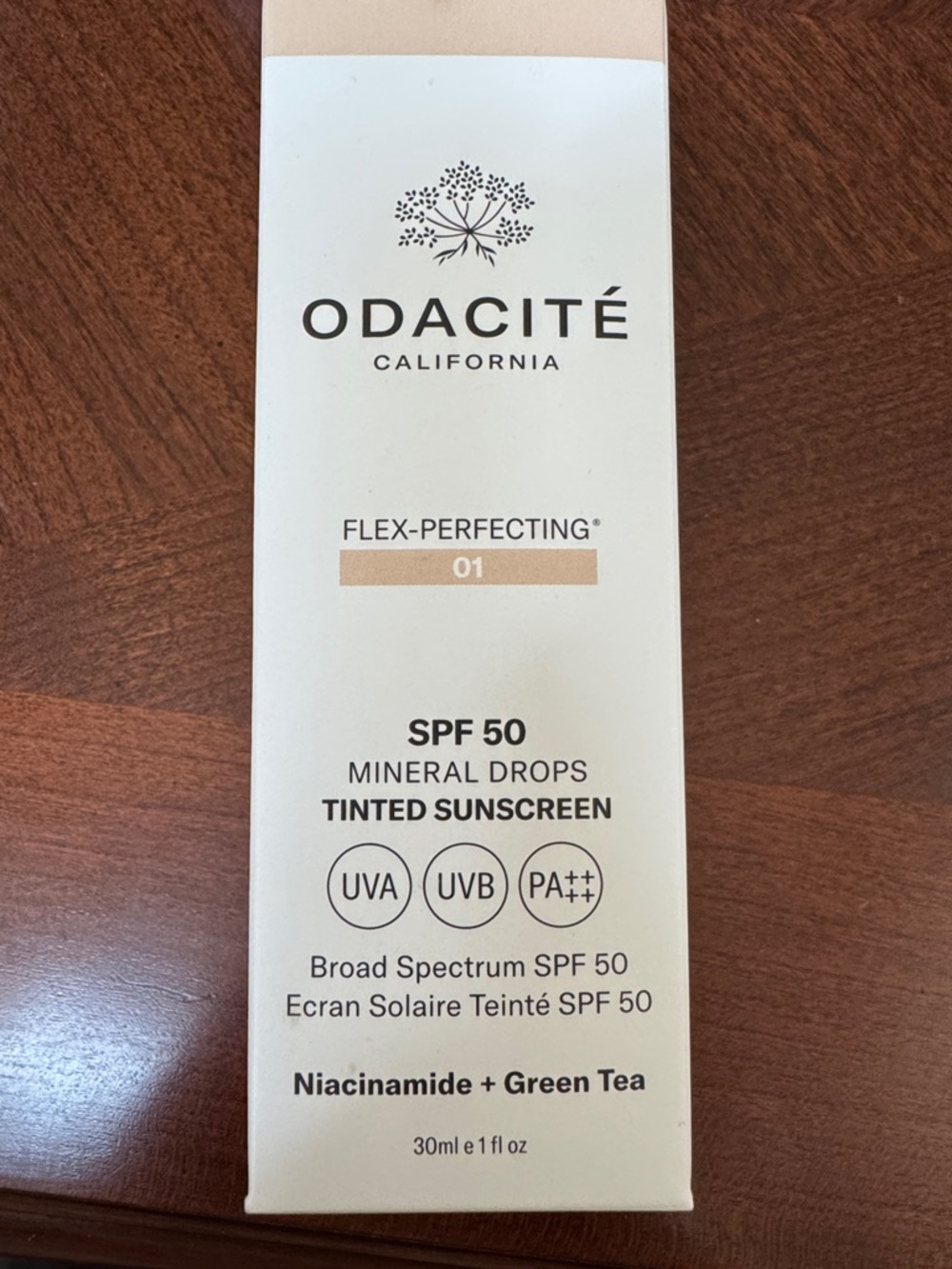 Odacite Flex-Perfecting SPF 50 Mineral Tinted Sunscreen - 01 fair